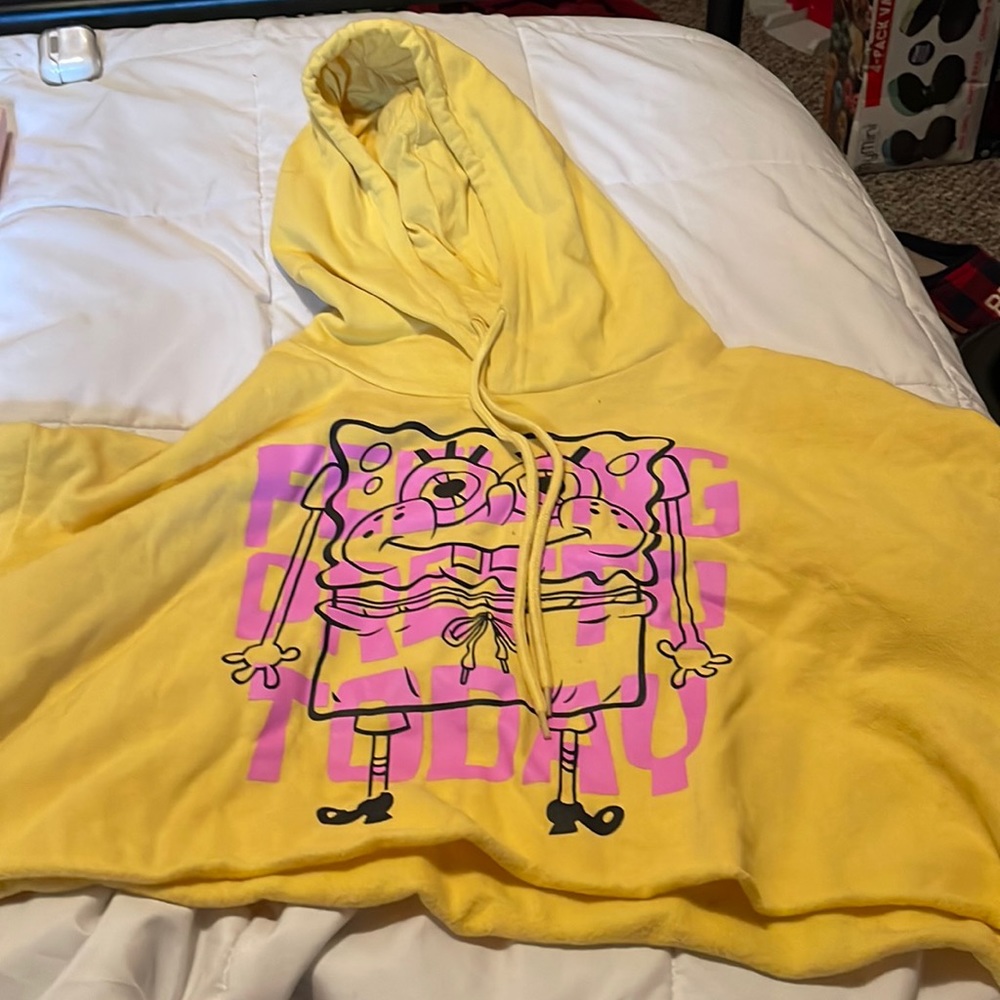 FashionNova cropped hoodie